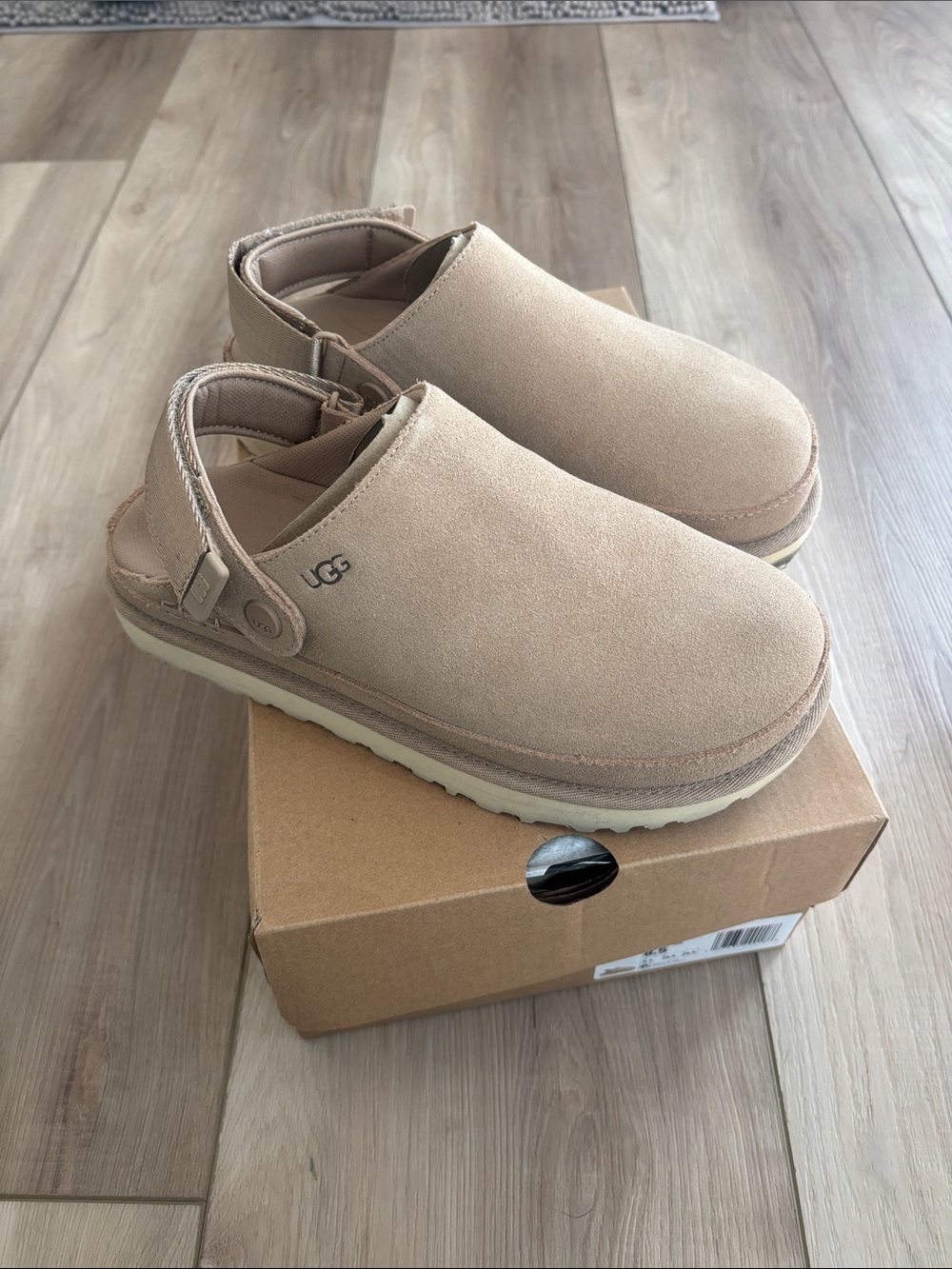 UGG Women’s Goldenstar Slingback Clog in Sand